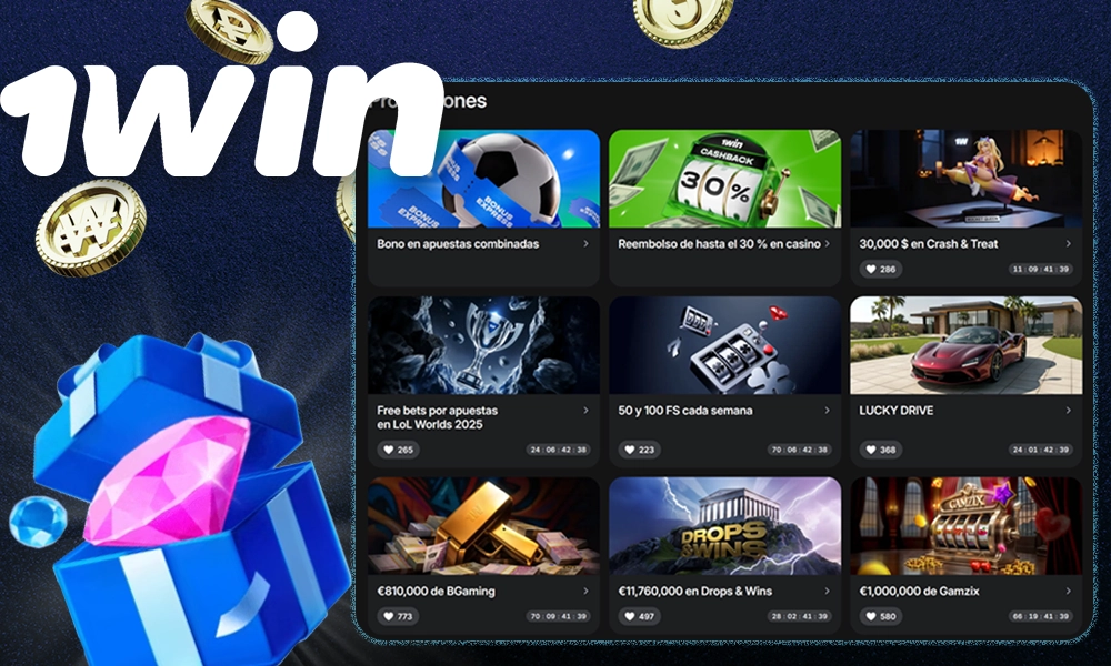 Bonificaciones de Casino de 1win en Ecuador