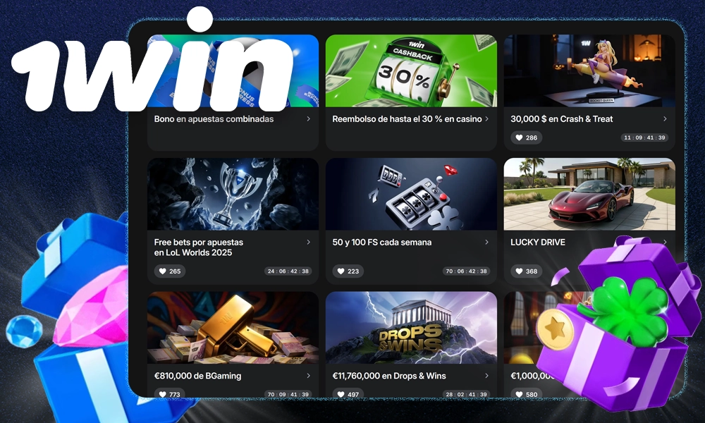 Bonos y Promociones 1win